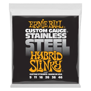 Cuerdas para guitarra eléctrica Ernie Ball híbridas de acero inoxidable Slinky 09-46 2247 - Imagen 1 de 1