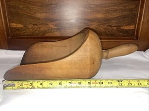 EARLY AMERICAN ANTIQUE PRIMITIVE Handmade WOOD HANDLED SCOOP (33) - Picture 1 of 10
