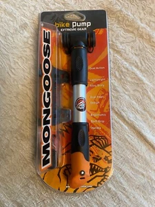 NEU Mongoose montierbare Minipumpe Fahrrad Handpumpe Hochdruck schwarz - Bild 1 von 4