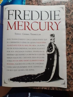 clippings THE INTIMATE ALBUM OF FREDDIE MERCURY QUEEN - Image 1 of 4