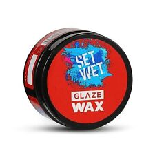 Set Wet Hair Wax For Men - Glaze Wax, 60g Healthy Shine, Strong Hold Easy Wash