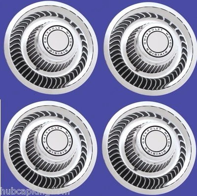 Nuevo JUEGO DE TAPAS CENTRALES DE RUEDA DE RALLY CHEVROLET MOTOR DIVISION estilo Derby METAL Foto 1 de 2