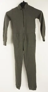 New TREASURE & BOND Treasure & Bond Kids Fleece Work Jumpsuit Sz S "Black" Raven - Picture 1 of 7
