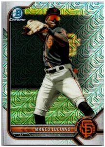 2022 Bowman Chrome Prospects #BCP-7 Marco Luciano - Mojo FREE SHIPPING! - Picture 1 of 2