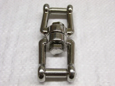 Stainless Steel Jaw Jaw Swivel with Flush Pins 19MM (10373KG Marine Sailing Pin) - Image 1 of 2