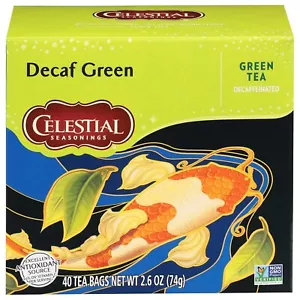 Celestial Seasonings Natural Antioxidant Decaf Green Tea, Tea Bags, 40ct - Picture 1 of 6