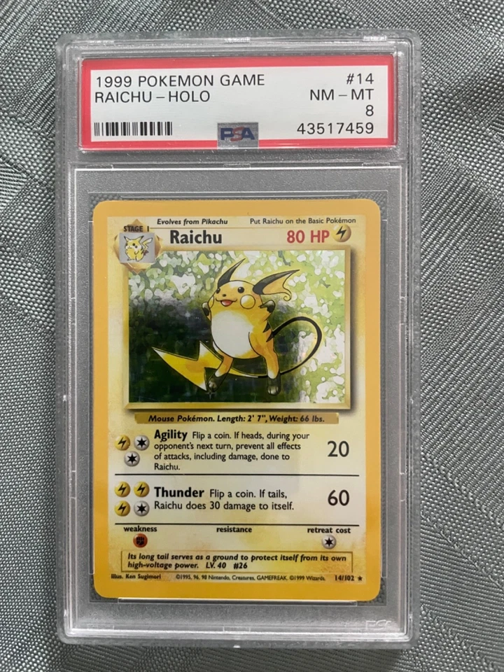 1999 Pokemon Game Raichu-Holo NM-MT 8 - Image 1 of 1