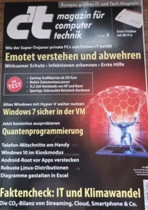 C't Magazin für computer technik Nr. 6 29.2.2020: Emotet verstehen und abwehren  - Bild 1 von 12