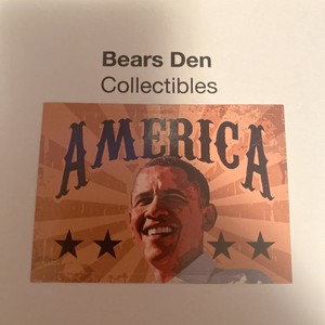 2008 Topps President Barack Obama Sticker Card #10 America