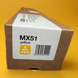 NIB SHARP MX51 YELLOW TONER CARTRIDGE - FREE SHIP! - Picture 1 of 4