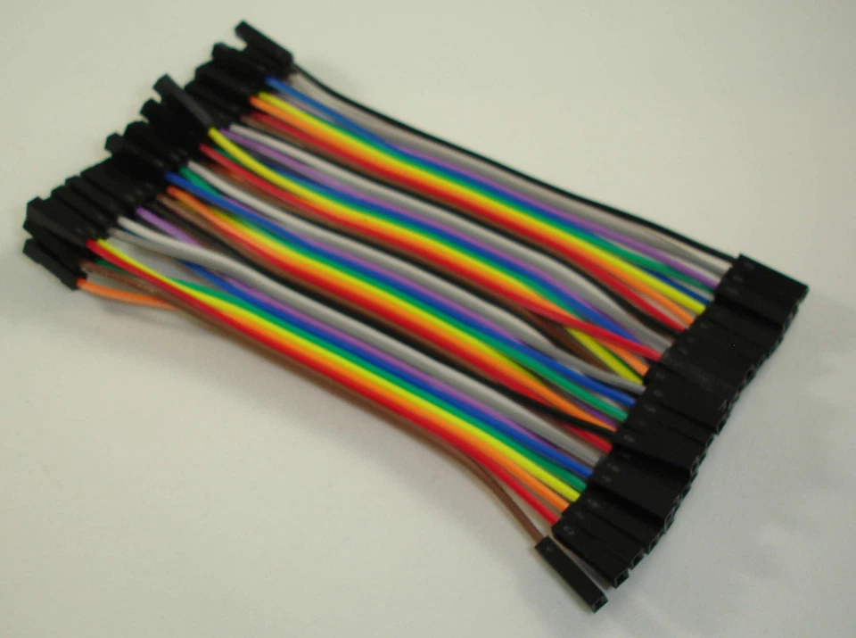 40 Dupont Prototype Cable Female/Female Hembra/Hembra 100mm Arduino - Imagen 1 de 1