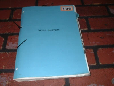 GENUINE HONDA VF750 CUSTOM FACTORY & DEALERS WORKSHOP MANUAL.FREE U.K. POST. - Image 1 of 2