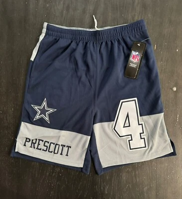 Nuevos Pantalones Cortos Juveniles Dallas Cowboys Dak Prescott #4 Outerstuff Pandemonium Juveniles L Foto 1 de 3