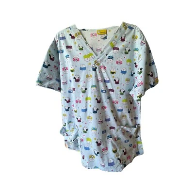 Blusa Médica Wonderwink Animals Talla XL Foto 1 de 4