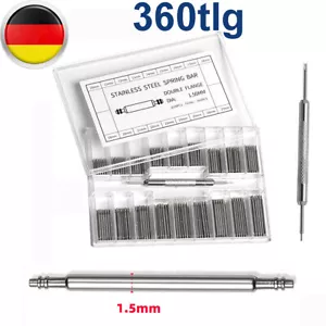 360x Federstege 10-27mm Edelstahl Federstifte Uhrenstifte für Uhrenarmband Uhren - Bild 1 von 5