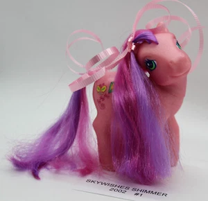 MY LITTLE PONY MLP HASBRO G3 2002 SKYWISHES SHIMMER  CLEAN  #1 - Picture 1 of 3
