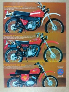 1978 Hodaka 250/SL 175/SL & Dirt Squirt 80 Motorcycles vintage print Ad - Picture 1 of 1