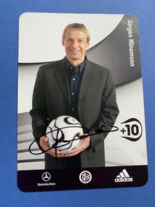 JÜRGEN KLINSMANN DFB signed original DFB-Autogrammkarte 10x15 - Bild 1 von 1