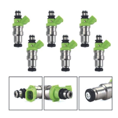 Комплект из 6 топливных форсунок для 1989 - 90 - 91 - 92 Toyota Supra Cressida 3,0 л V6 - Изображение 1 из 2