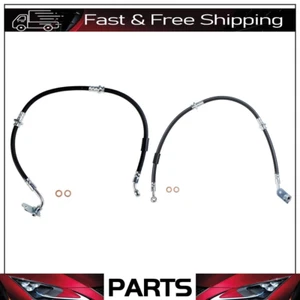 2X Front Brake Line Hose Sunsong For For Suzuki Grand Vitara 1999 2000 2001 2002 - Picture 1 of 4