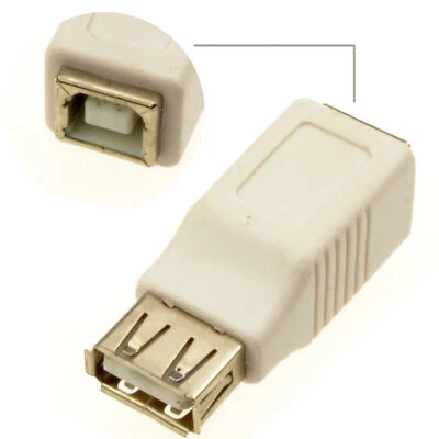 USB 2.0 Adapter A Female to B Male (Grey) [002739] - Image 1 of 4