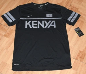 NIKE DRY DRI-FIT KENYA ENERGY MENS RUNNING SHIRT - MENS sz MEDIUM - Picture 1 of 7