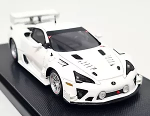 Ebbro 1/43 - Lexus LFA Nurburgring 24H 2012 Test Car White Resin Scale Model Car - Foto 1 di 8