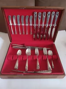 International Sterling Silver Co. SPRING GLORY 40 Pc Dinnerware & Carving Set - Picture 1 of 5