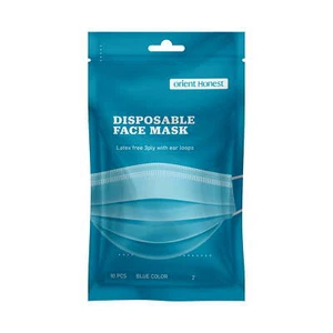 10 ct. Pack, Disposable 3-Ply Face Masks - Picture 1 of 8