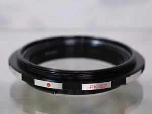 Vintage PENTAX Screw Lens to PK 52mm Adapter Ring see pics as is - Picture 1 of 5