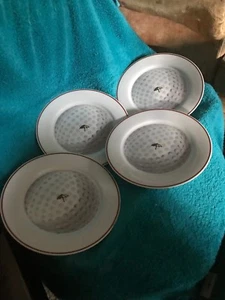 4 SELTENE Noritake Arnold Palmer Sammlung Salatteller 8 3/8" Golfball Regenschirm  - Bild 1 von 6