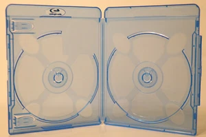 Genuine Vortex Eco-Lite 2-Disc 11mm Blu-ray Replacement Case Shell w/ Latch GOOD - Imagen 1 de 3
