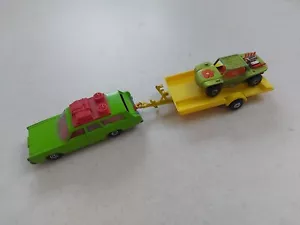 MATCHBOX SPEED KINGS DRAG -PACK K28 MERCURY COMMUTER & TRAILER Baja Buggy - Picture 1 of 8