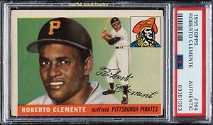 1955 TOPPS Roberto Clemente RC PSA AUTH Pittsburgh Pirates HOFer rookie #164 WOW