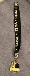 Crown Bowling 2018 Medal Award Necklace NEW - Picture 1 of 5