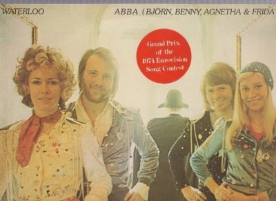 Abba - Waterloo Swedish Vinyl LP w/ Hype Sticker - Image 1 of 4