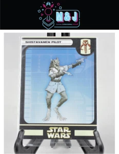 2005 STAR WARS Miniatures Shistavanen Pilot #12 29/60 Stat CARD ONLY(Aus Seller) - Bild 1 von 2