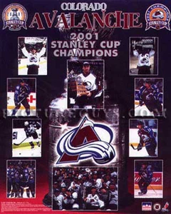 Colorado Avalanche 2001 Stanley Cup Championship Picture Plaque - Picture 1 of 3