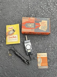 De Colección Nuevo One Presto Control Master Modelo No HC-1 Enchufe Cerebral Cocina Eléctrica - Imagen 1 de 8