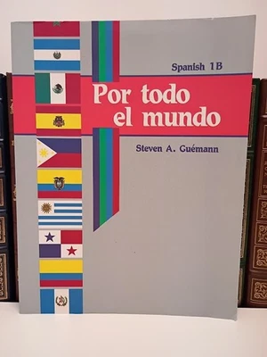 A Beka Spanish 1B Student Text “Por todo el mundo” Paperback Grades  9–12 ABeka - Image 1 of 4