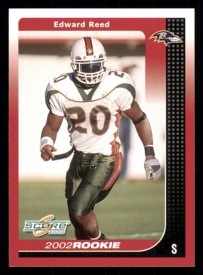 2002 Score #324 Ed Reed RC - Image 1 of 2