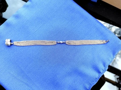 Pandora Armband Armreif Armkette Silber 925 für Charms 6er Strang Top filigran - Bild 1 von 4