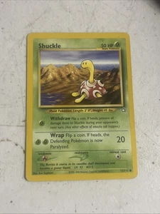 SHUCKLE 72/111 NEO GENESIS POKEMON TCG MP - Picture 1 of 2