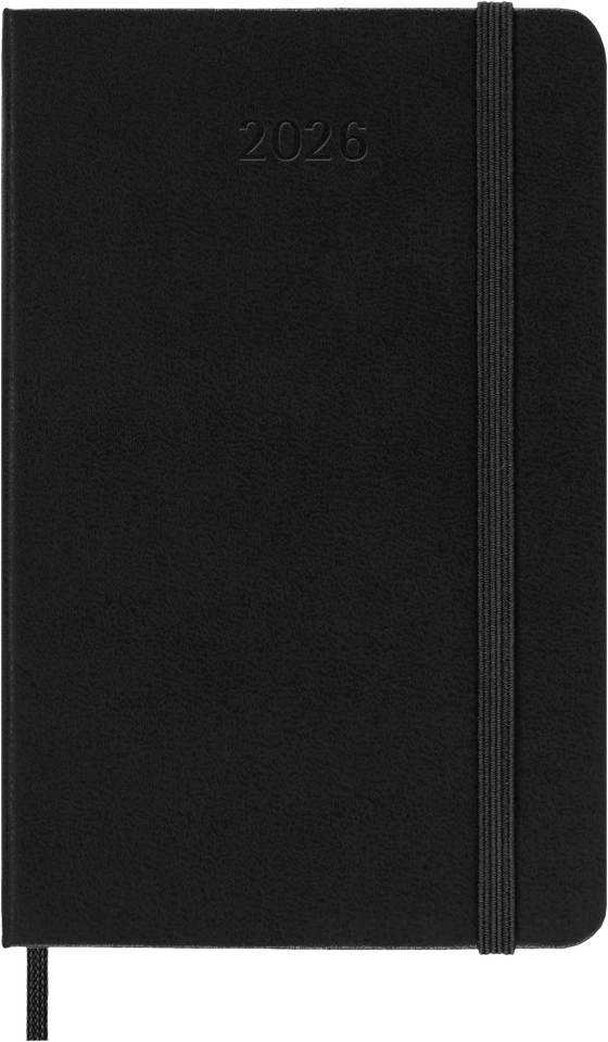 MOLESKINE 12 MONATE WOCHEN NOTIZKALENDER HORIZONTAL 2026 - FESTER EINBAND
