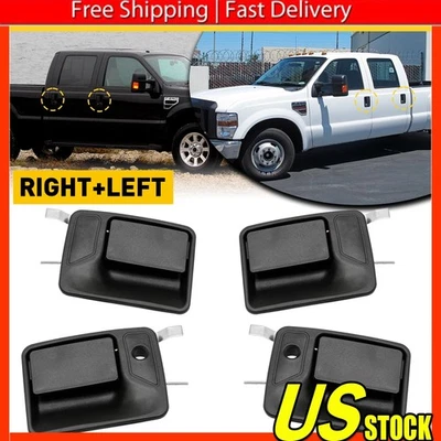 Juego de manijas de puerta para Ford F-250 Super Duty 1999-2016 exterior diestro Foto 1 de 4