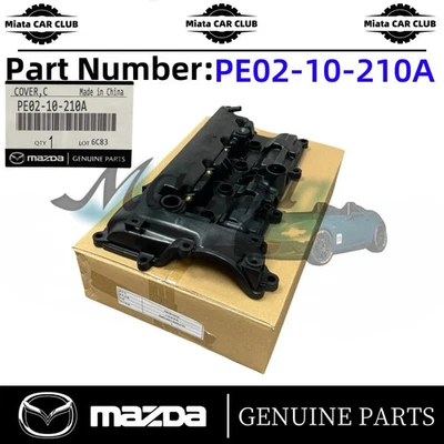 2013-2025 Mazda Genuine Mazda 3 Mazda 6 Valve Cover 2.0L PE02-10-210A W/Gasket - Изображение 1 из 4