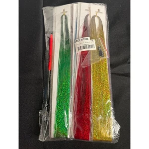 Haar Lametta Set Hitzebeständige Geschenke für Mädchen Kinder Glitzer Strähnen Farben - Bild 1 von 4