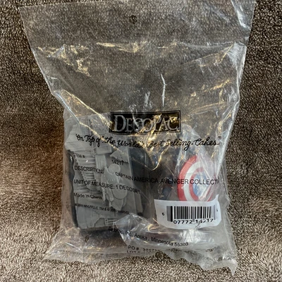 DecoPac Cake Decorating Kit Captain America Avenger Collectible 3 NOS Sealed - Image 1 of 3