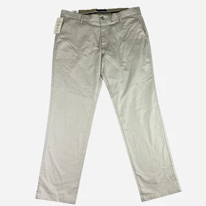 Pantalones Dockers Para Hombres Calce Ajustado Firma Caqui Lux Algodón Elástico Beige 36 X 30 Nuevos con Etiquetas - Imagen 1 de 16