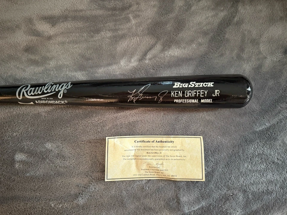 Ken Griffey Jr Signed Baseball Bat With COA - Image 1 of 1